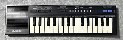 Casio PT-1 Mini Keyboard Synthesizer Vintage RARE BLACK COLOR Super Clean • $84.95