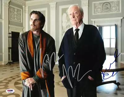 Christian Bale/Michael Caine Signed Batman Auto 11x14 Photo PSA/DNA #AA21982 • $189.99