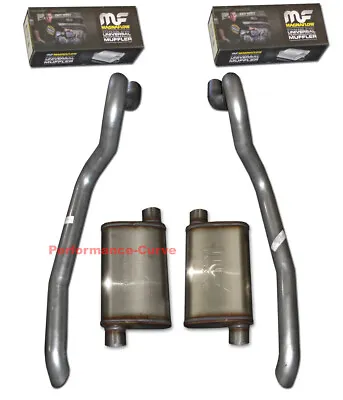 86-93 Ford Mustang GT 5.0 Performance Exhaust System W/ 14  MagnaFlow Muffler • $379.95