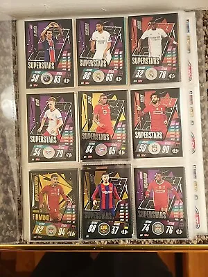 Large Topps Match Attax Bundle With Folder • £4.99