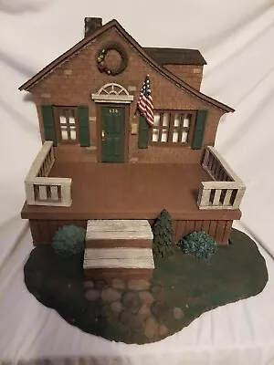 Sarahs Attic House Porch Lawn Set Large And Heavy Vintage Cabin Resin • $225
