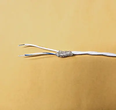 Wire Mil-Spec (PTFE) 20 AWG 2 Cond Shielded Silver Plated Copper Stranded 10 Ft • $11.22