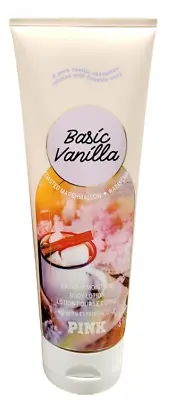 VICTORIA’S SECRET PINK BASIC VANILLA FRAGRANCE BODY LOTION CREAM 8 Oz New • $14.95