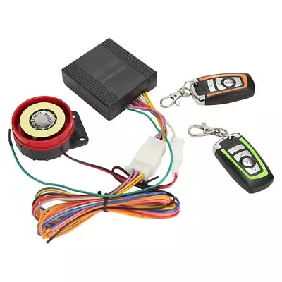 Motorcycle Scooter Security Alarm System Anti-theft Remote Control Universal • $22.99