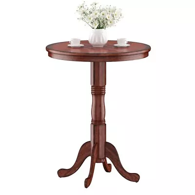 42  Bar Round Table Chess Bistro Vintage Side Dining Table Mid-century Furniture • $162.15