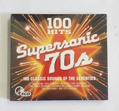 £5.59 • Buy Supersonic 70s 100 Hits Classic Sounds Of The 70s 5 CD Album