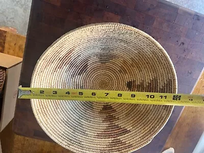 Vintage Hand Woven Native Coiled Basket D6 • $29.99