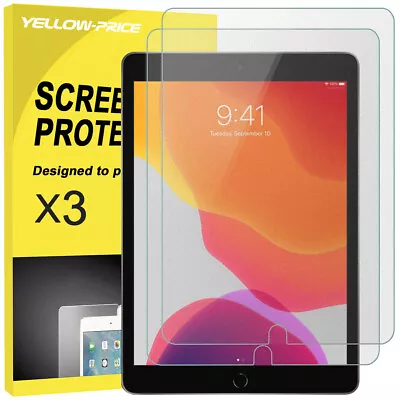 For 2021 NEW IPad 9th 10.2  Screen Protector Films 3PACK HD Clear Shield (PET) • $8.54