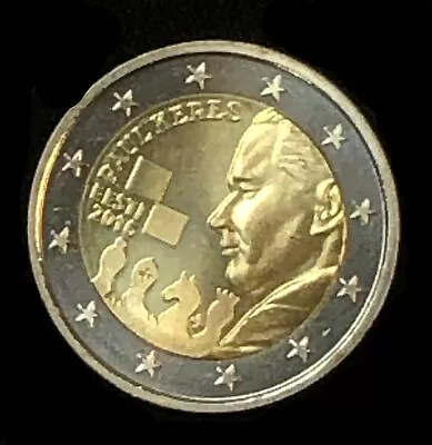 Chess Coin - Grandmaster Paul Keres - 2€ - Estonia - Uncirculated • $14.95