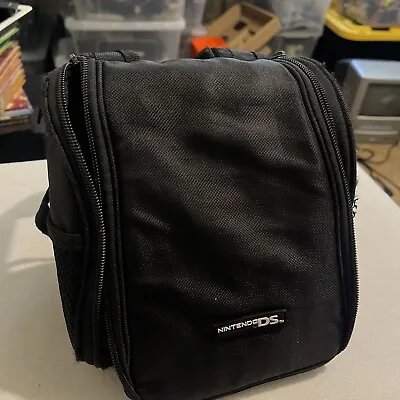 Nintendo Gameboy Mini Backpack Travel Carrying Case OEM Black Bag DS 3DS • $17