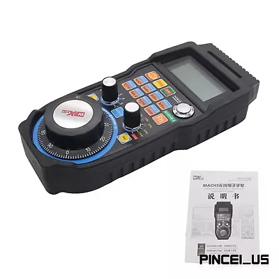 WHB04B-6 6 Axis Mach3 USB Wireless Remote MPG Pendent CNC Pendant USB Handwheel • $113.43