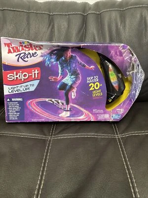 $45.49 • Buy Twister Rave Skip It Electronic Light Up Game Black Hasbro New Damaged Box