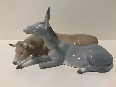 Retired Lladro Porcelain Figurines Bluey Y Burrs Belen 05744 • $175