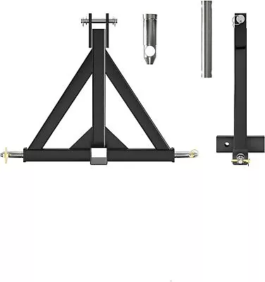 3 Point 2  Receiver Trailer Hitch Attachment Drawbar Adapter Fits Cat 1 Tractor • $67.69