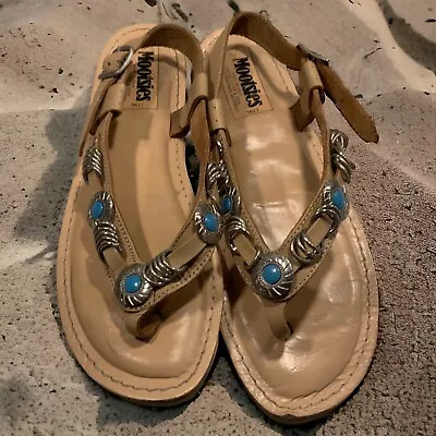 Mootsies Tootsies Made In Italy ALL Leather Women Size 9 Southwestern • $19