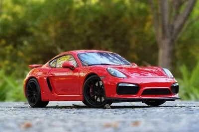 1/18 Schuco Porsche CAYMAN GT4 / Targa GTS Diecast Model Toys Cars Gifts Red • $144.50