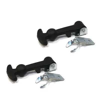 (Pack Of 2) Hood Hold Down Latch Kit With Steel Mount & Rubber Easy Grip Handle • $14.99