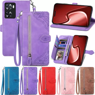 Fr OPPO A78 A58 Find X5 Lite Reno 8T 8 Pro Girls Flip Magnetic Wallet Case Cover • $15.29