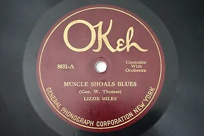 $20 • Buy Lizzie Miles Muscle Shoals Blues 78RPM Okeh 8031