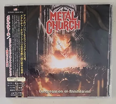 Metal Church Congregation Of Annihilation New CD Japan Heavy Metal • $28.99