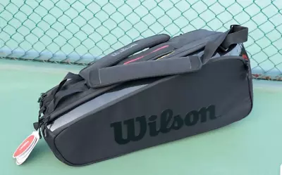 Wilson Super Tour 6PK Pro Staff V13 Black 2020 Roger Federer Limited • £97.54