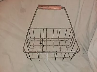 Vintage Milk Bottle Carrier Holds 6 Quart Bottles • $50.99