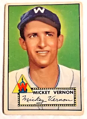 1952 Topps #106 Mickey Vernon   G+ • $15.95