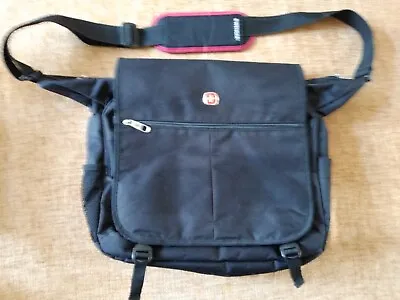 £12.50 • Buy Wenger Swiss Army Shoulder Across Body Messenger Laptop Bag Case VGC