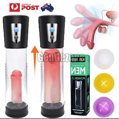 Penis-Pump-Automatic-Electric-Penis Exerciser Enlarger Vacuum Man Enhancement-SM • $12.69