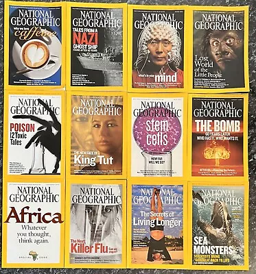 National Geographic Magazines Year 2005 Complete Set • $12