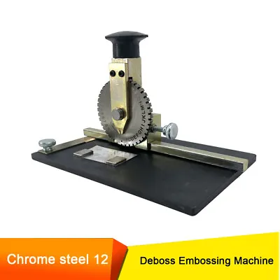 Manual Metal Stamping Marking Machine Dog Tag Embosser Plate Stamping Printer • $121.01