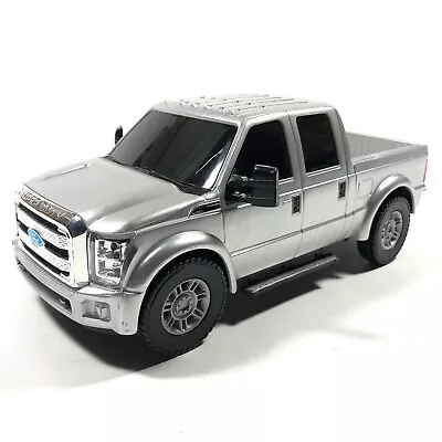Ford F 350 Super Duty Platinum Series Truck 1:24 Scale Silver Plastic Used • $11
