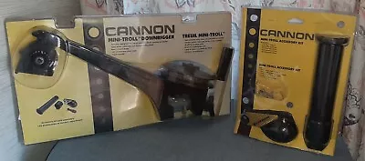 Cannon Mini-Troll Manual Downrigger 1901200 W/ Accessory Kit 2250005 Bundle NEW • $200