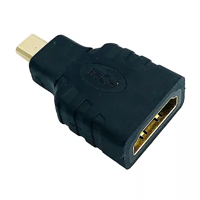 HDMI Type A Female To Micro HDMI D Male Gold Plated Adapter Converter For HTC • $5.65