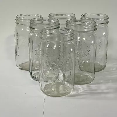 Ball Clear Wide Mouth Measuring Mason Jars No Lids • $42.95