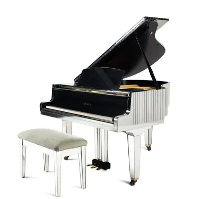A Custom Yamaha Mirrored Baby Grand Piano 5'3'' • $7995