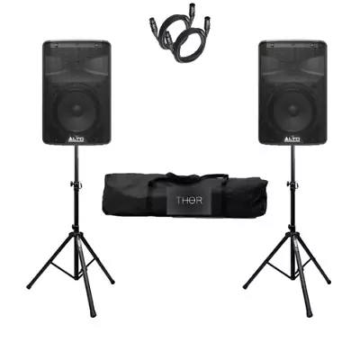 2x Alto TX308 Active Speaker 700W PA Sound System Bundle Professional DJ Bundle • £379