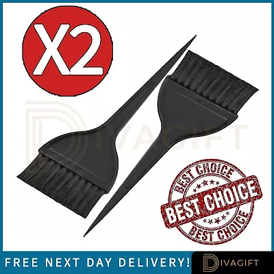 2pcs Hair Colouring Brush Set Bleaching Dye Kit Salon Beauty Comb Tinting Bleach • £1.99