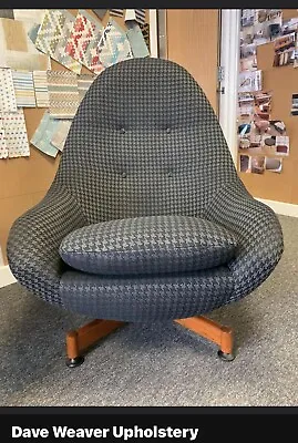 Greaves And Thomas Swivel Egg Chair Teak Vintage/ Mid Century • £925