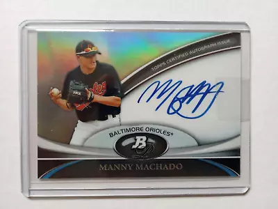 2011 Bowman Platinum Prospect Auto Manny Machado #BPA-MM Autograph  • $99.95