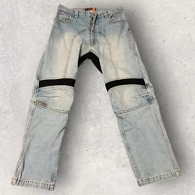 Vintage Icon Recon Jeans Motorcycle Riding Pants Mens 36x32 Reinforced Denim • $54.97