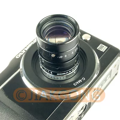 C Mount Lens To Micro 4/3 M4/3 Adapter OLYMPUS E-M5 PL3 P3 PM1 Panasonic GX1 GF5 • $4.54