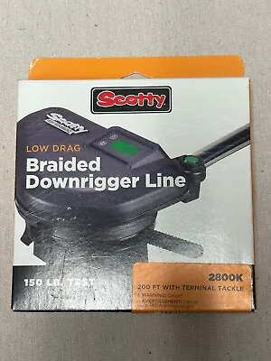 Scotty 150lb. Test - Low Drag Braided Downrigger Line - 200 Feet • $29.99