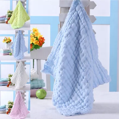 Soft Cotton Baby Infant Newborn Bathing Towel Washcloth Feeding Wipe Cloth 94 • $22.30