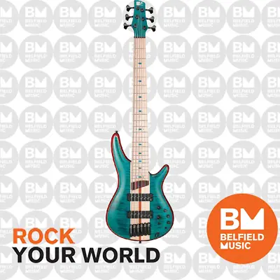 Ibanez SR1426BCGL Bass Guitar 6-String Caribbean Green Low Gloss W/ Gigbag • $2599