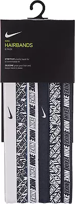 Nike Womens Printed Logo Swoosh Headbands 6 Pack Size Name:Standard Size Colo... • $173.64