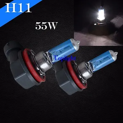 H11 Bright White 5000K 55w Xenon Halogen Headlight 12v Light Bulb Low Beam • $9.10