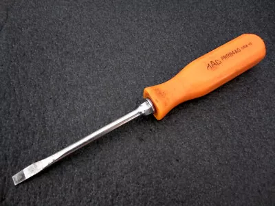 Vintage MAC Tools 4  Slotted Screwdriver PNRB4AO Orange Handle Made In USA • $29.95