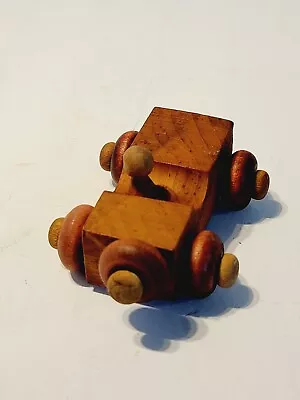 Montgomery Schoolhouse Inc. Wooden Car & People Made In Vermont USA Vintage • $20