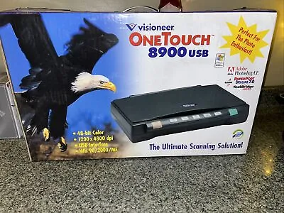 Visioneer  OneTouch USB 8900 Flatbed Scanner  For Windows PC • $22.49
